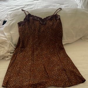 Victoria secret teddy leopard print